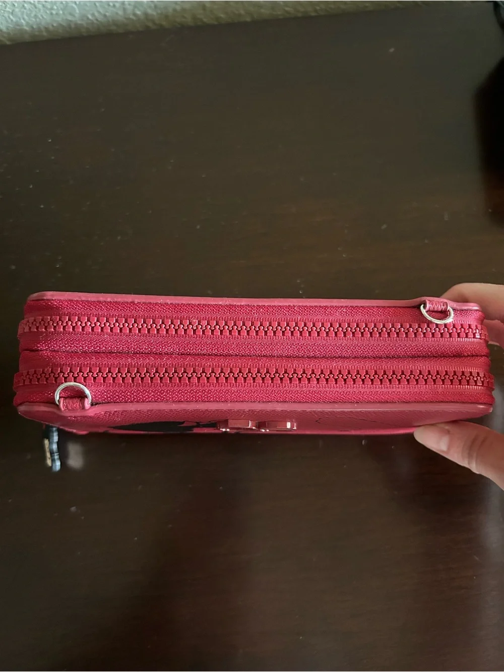Mafalda Cloe MX Red Women's Zip Wallet with Playful Graphic